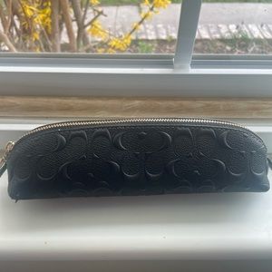 COACH black sunglass case